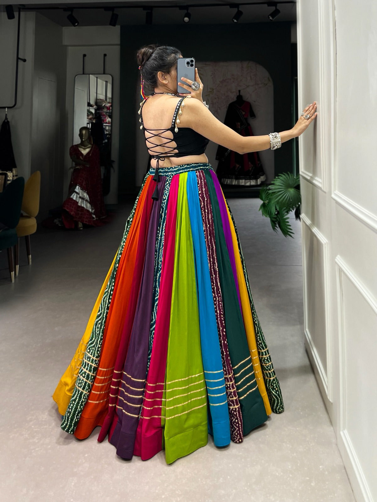 Color Burst Chaniya Choli