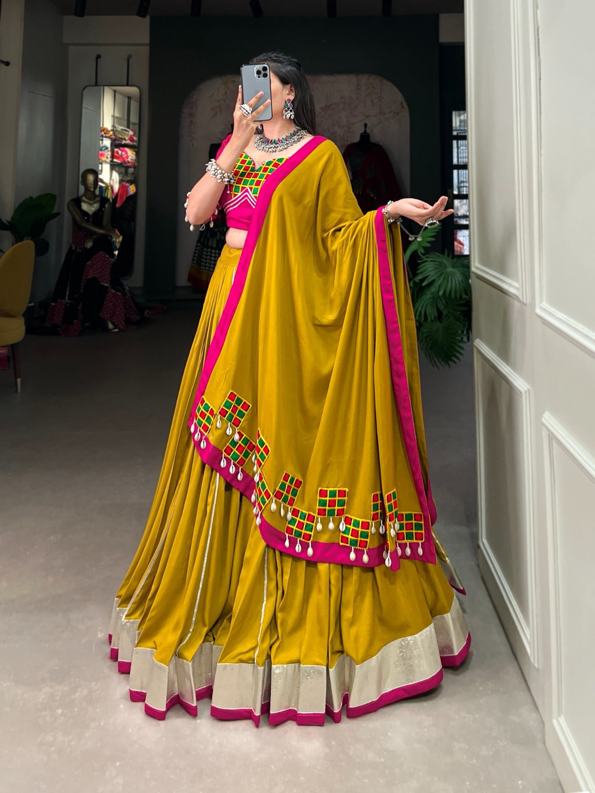 Mustard Melody Chaniya Choli