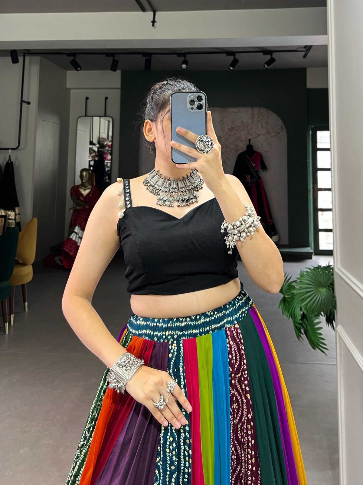 Color Burst Chaniya Choli