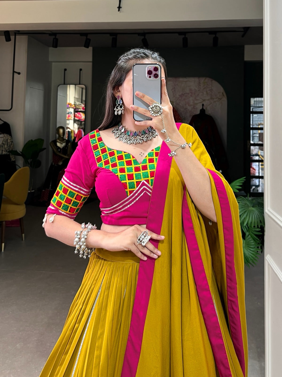 Mustard Melody Chaniya Choli